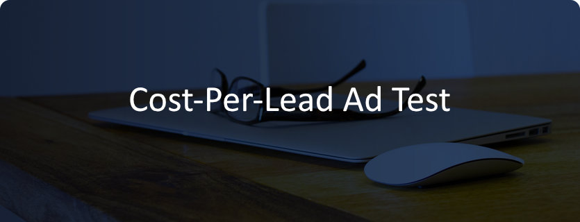 w cost per lead ad test