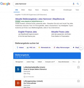 w google for jobs abb